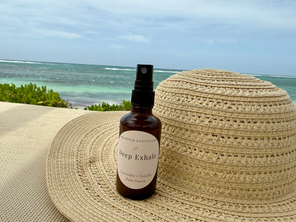 Calming Lavender Vanilla Palo Santo Body Mist for Stress Support | Deep Exhale