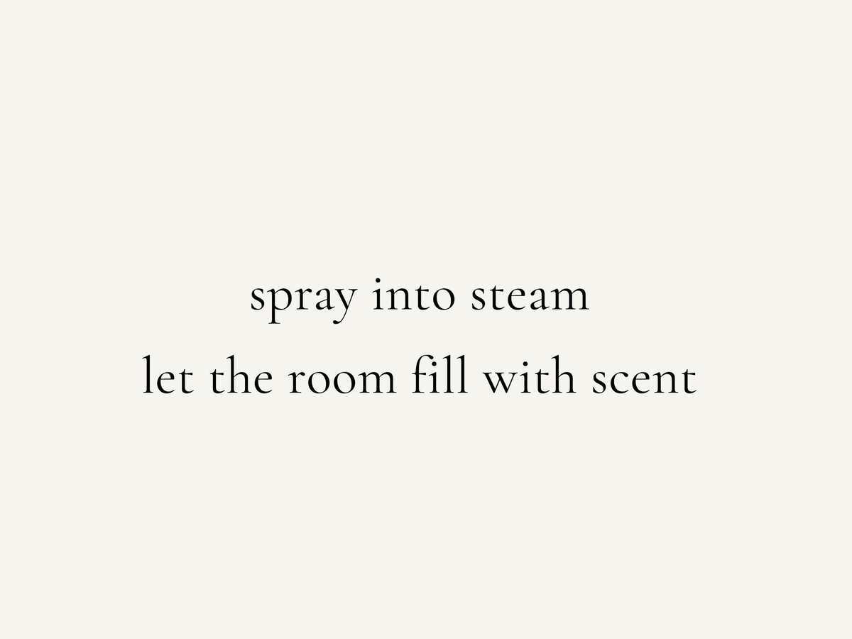 Refreshing Eucalyptus Peppermint Shower Steam Spray for Stress Relief | First Breath