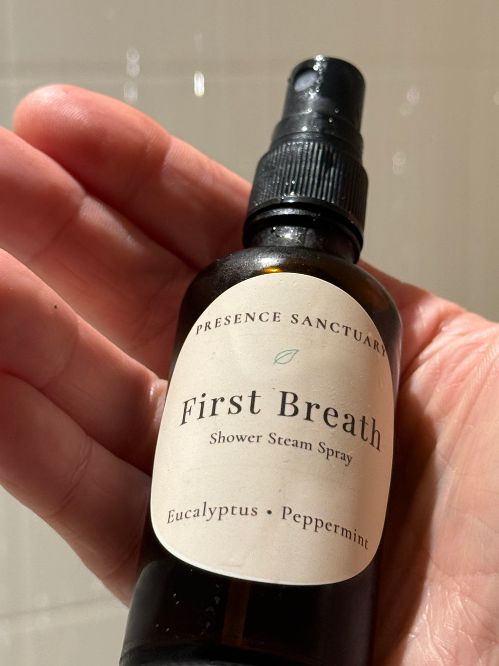 First Breath | Eucalyptus Peppermint Shower Steam Spray