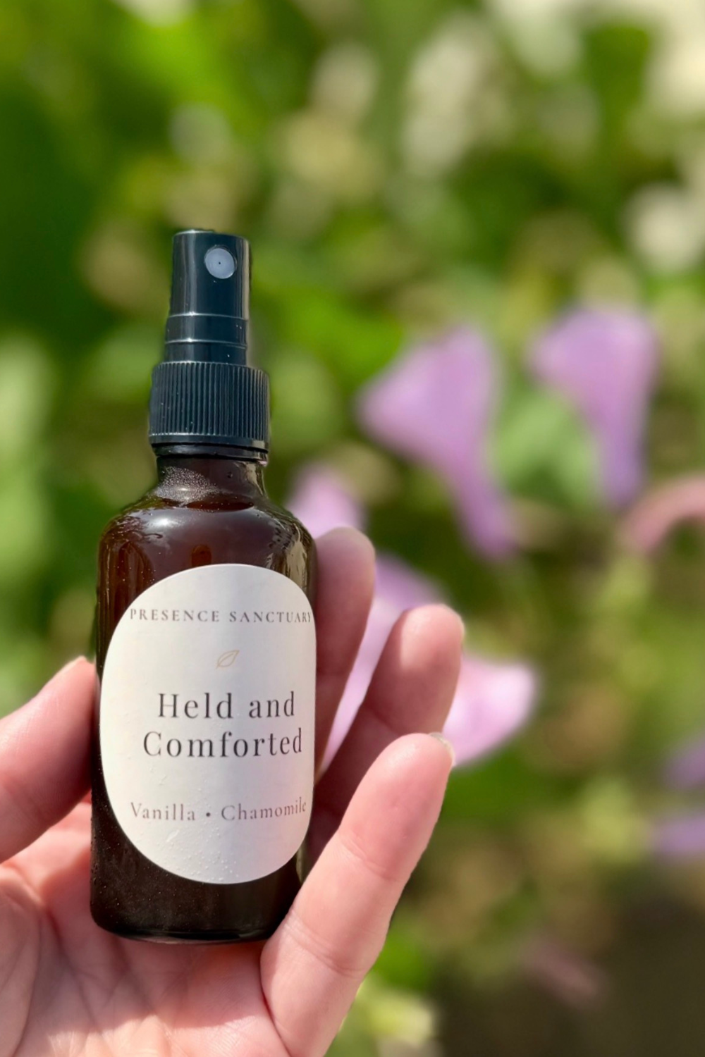 Held and Comforted | Vanilla Chamomile Body and Essential Oil Mist