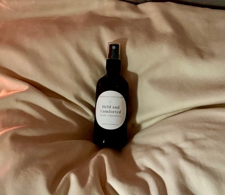 Held and Comforted | Pillow and Linen Spray