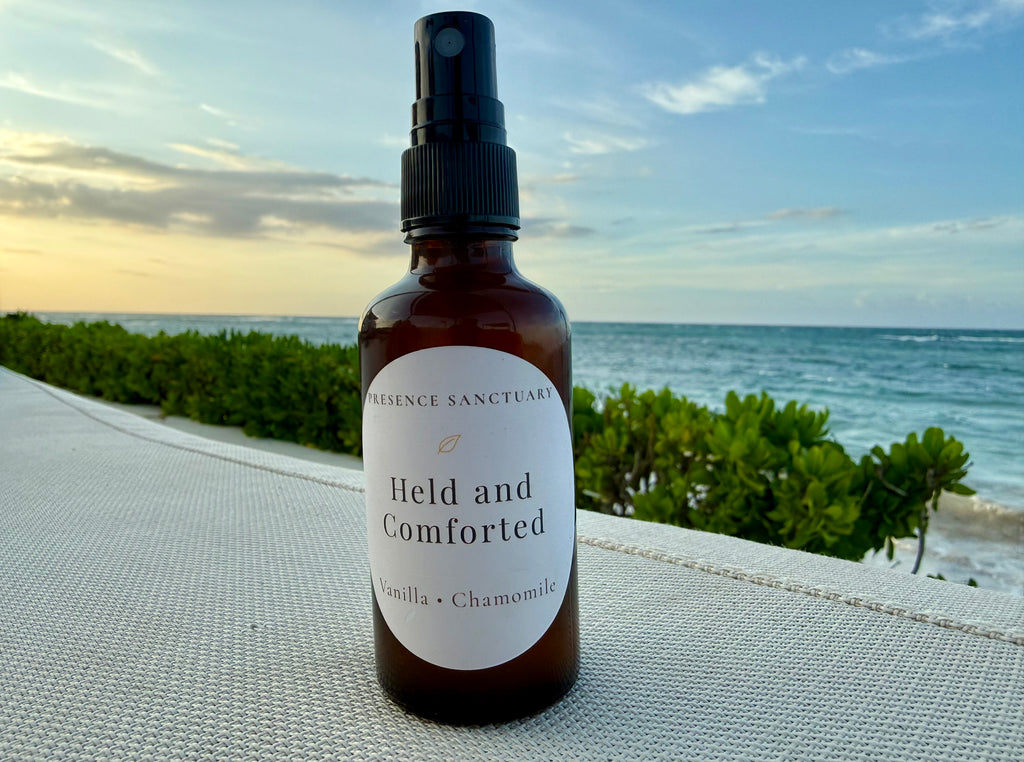 Held and Comforted | Vanilla Chamomile Body and Essential Oil Mist