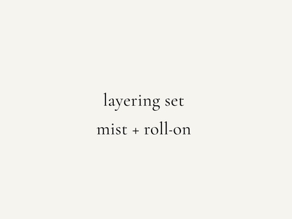 Aromatherapy Layering Gift Set for Stress Support | Body Mist & Roll-On