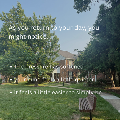 Mindfulness Audio Reflection by a Therapist | Permission to Rest (7-min)