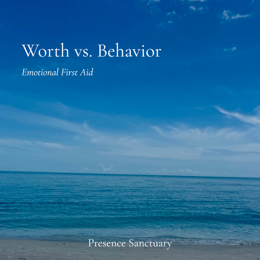 When You’re Questioning Your Worth | Sensory Tool + Therapist Audio