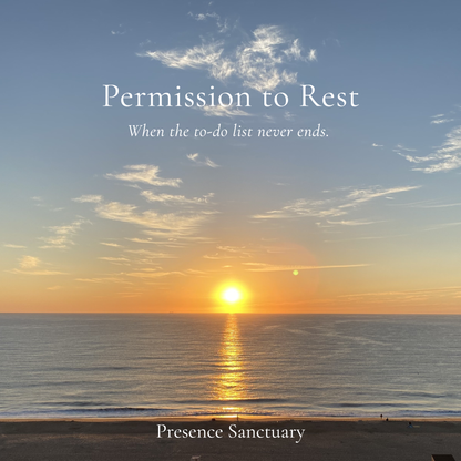 Mindfulness Audio Reflection by a Therapist | Permission to Rest (7-min)