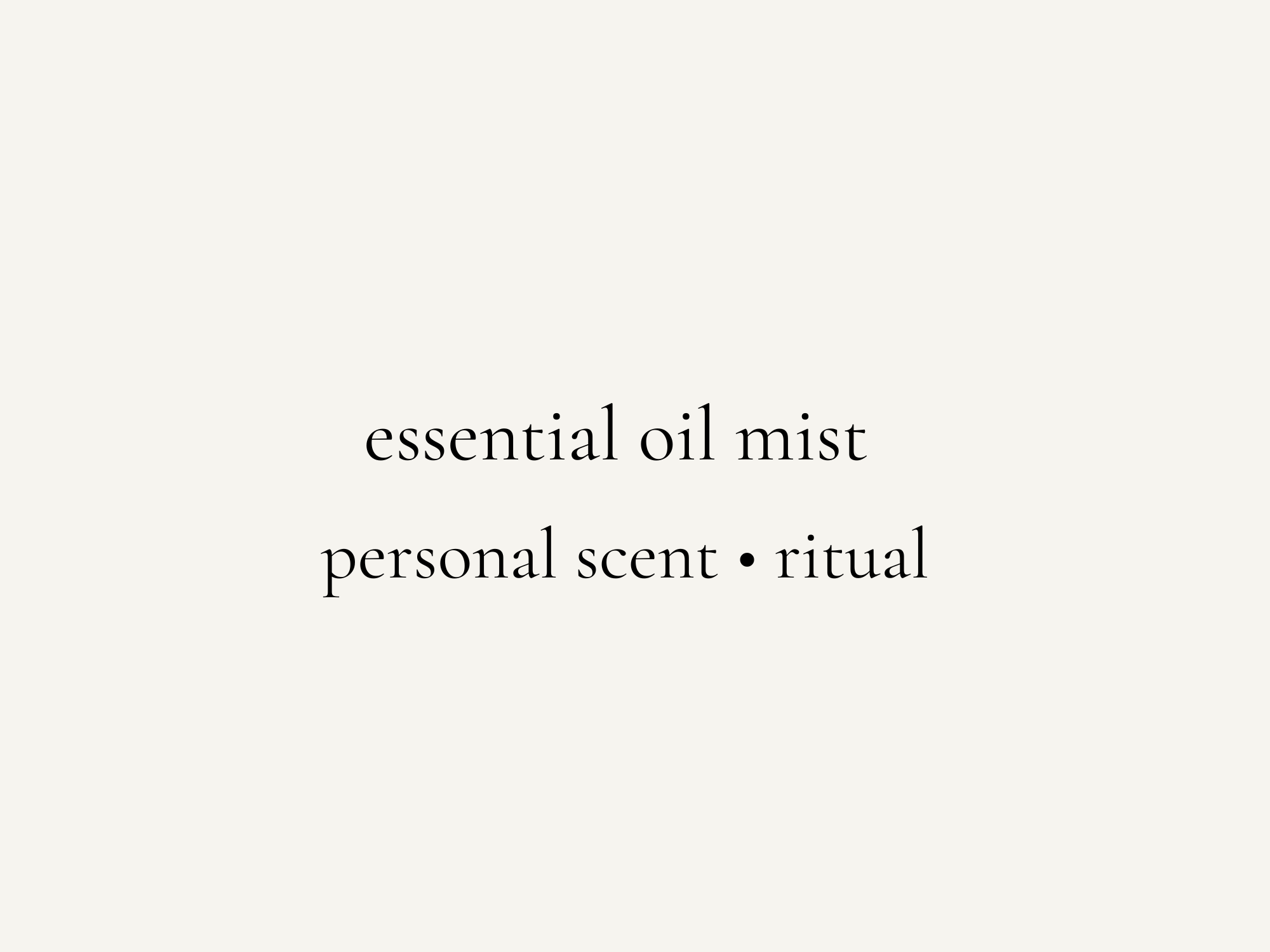 Deep Exhale | Lavender, Vanilla & Palo Santo Body Mist