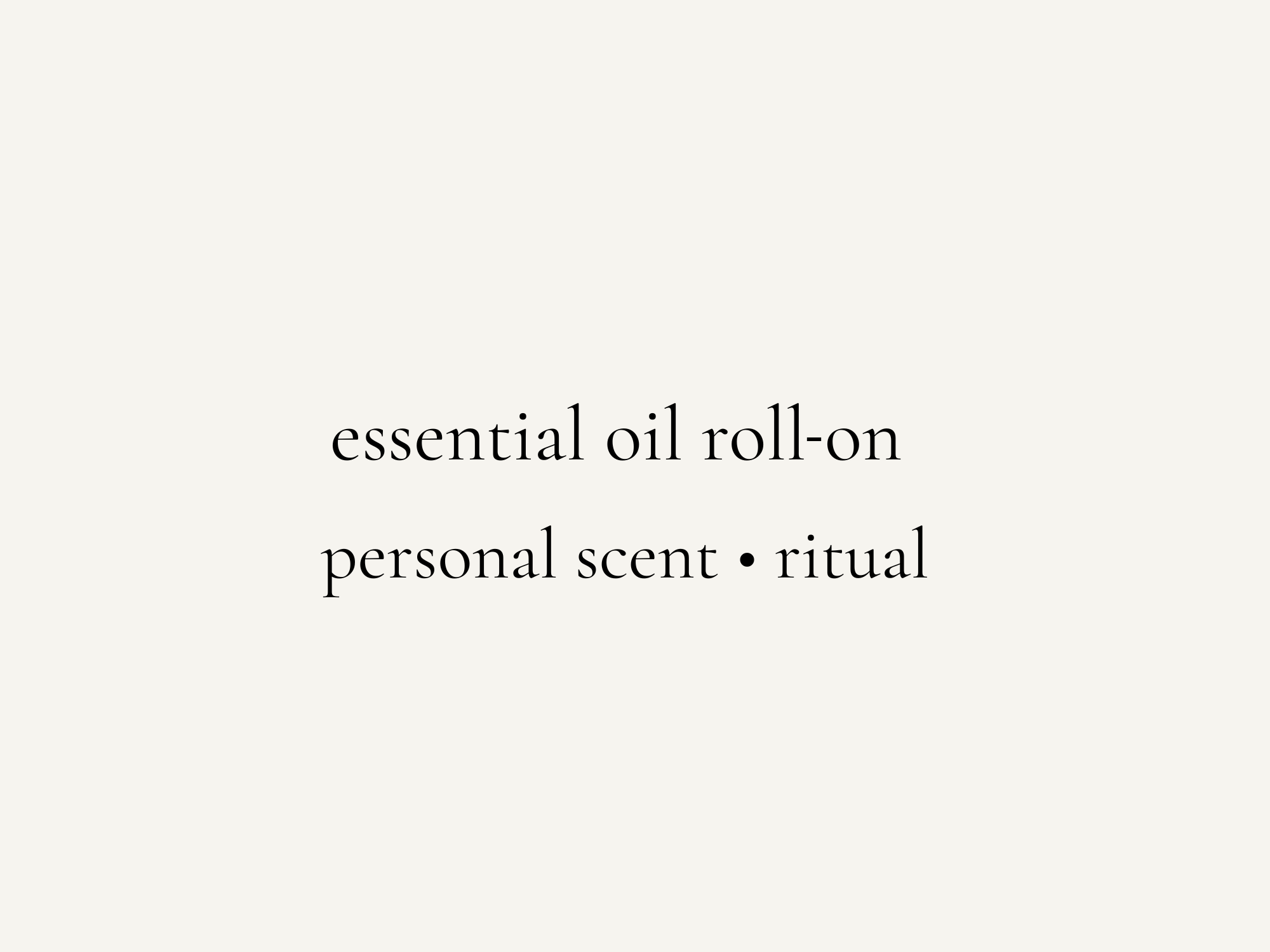 Held and Comforted Vanilla Chamomile Essential Oil Roll-On