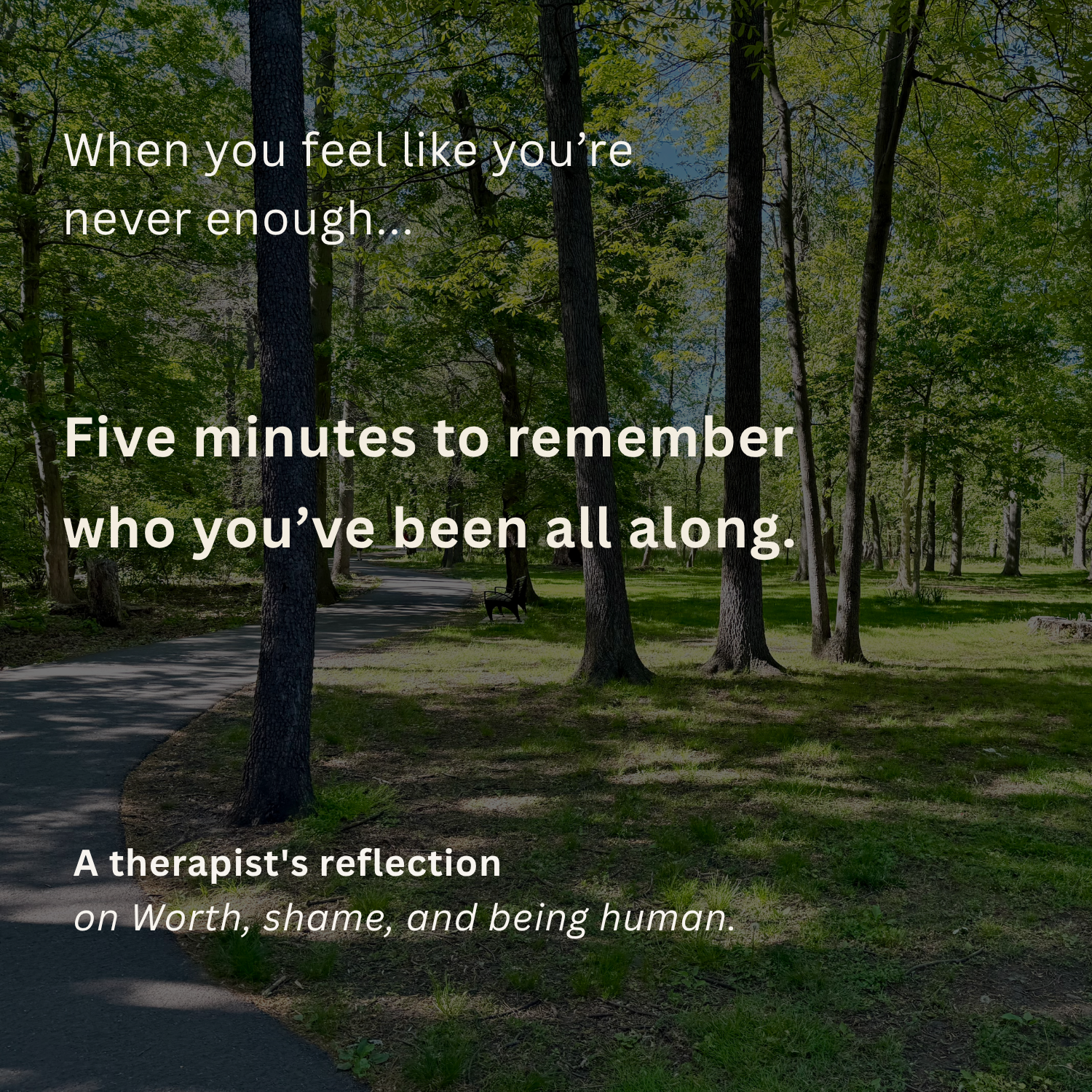 Worth vs. Behavior | Guided Therapist Audio on Self-Worth & Shame