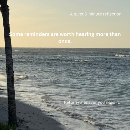 Mindfulness Audio Reflection by a Therapist | Worth vs. Behavior (5-Min)